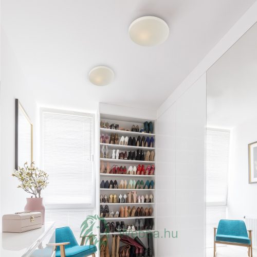 Mennyezeti lámpa Rondo, 2 x E27, fehér