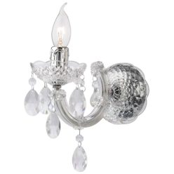 Wandleuchte Bolero 1 x E14 weiß