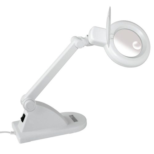 Asztali lámpa nagyítóval,12W, fehér