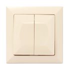 Doppelschalter Abex Perla Beige