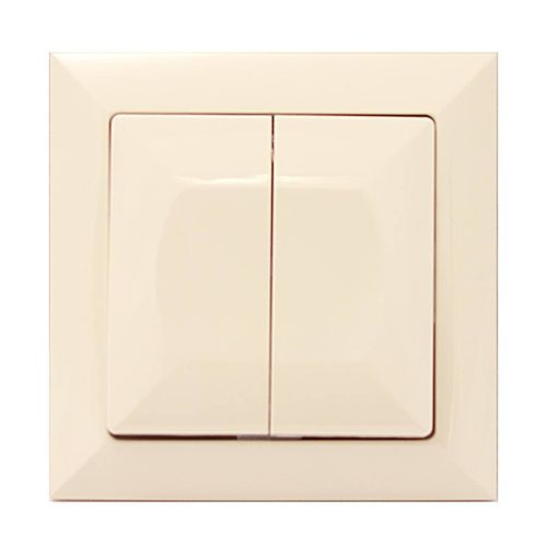 Doppelschalter Abex Perla Beige