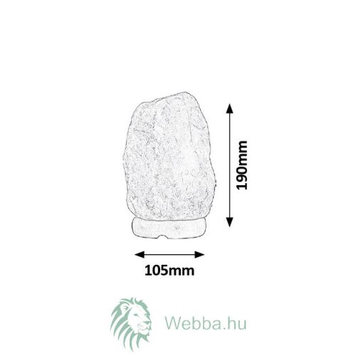 Salzlampe 4120 1xE14 15W