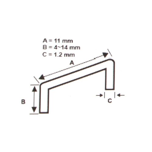 Handhefter für Metallklammern, C / T / U-Klammern