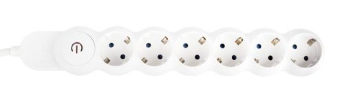 Verlängerung Hoff Line 6 Steckdosen, 10 m, 3500 W