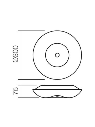 Mennyezeti lámpa , napos, 05-840, 2 x E27, fehér