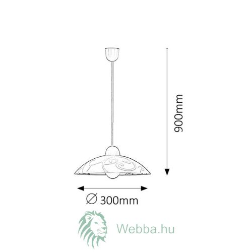 Kronleuchterrolle 1xE27