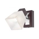 Wandleuchte, Tom 04-436, 1 x E14, Wenge + weiße Oberfläche