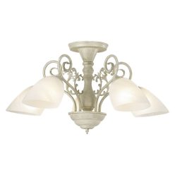 Kronleuchter, Triest KL 6185, 5 x E27, weiß