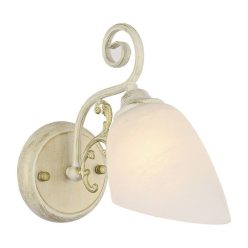 Wandleuchte, Triest KL 6186, 1 x E27, weiß