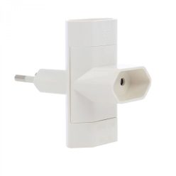 3-as elosztó fehér, Hoff Line, 10A, fehér