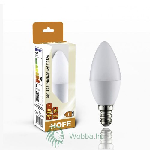 Glühbirne LED Hoff Kerze E14 4W neutrales Licht
