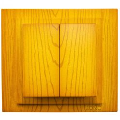 Doppelschalter Mono Electric Larissa Eiche