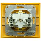 Steckdose, Mono Electric Larissa, Einbau, mit Schutzkontakt, Kinderschutz, Eiche