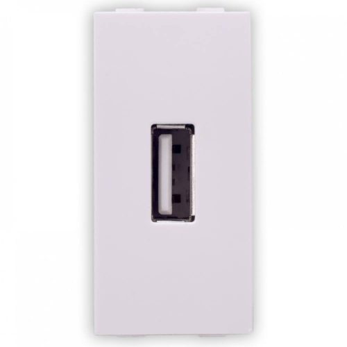 USB Hoff aljzat, fehér, - 1, 5 V, 2.1A