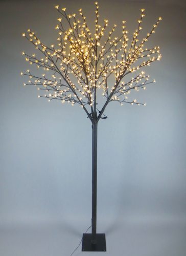 Fa dekoráció 600 LED állandó meleg fénnyel, 250 cm