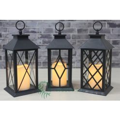   Hoff LED lámpás dekoráció, 0,3W, lánghatás, akkumulátoros