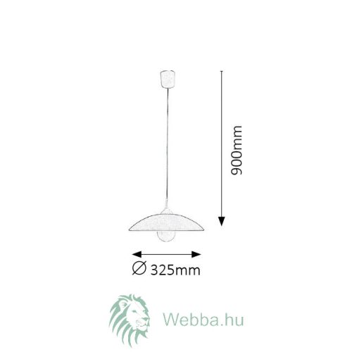 Kronleuchter weiß 1408 1xE27