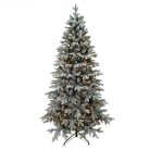 Künstlicher Kiefernhoff mit LED-Leuchten, 210 c