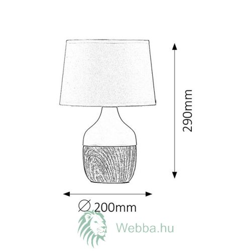 Tischleuchte Yvette 4370 1xE14