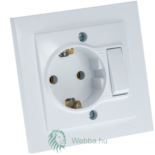 Einfache Möbelsteckdose mit Mono Electric Schalter