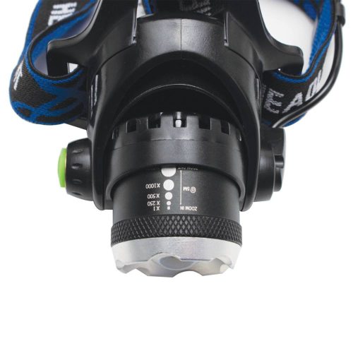 LED-Scheinwerfer, HLM 4, Akkuladung (4 x AA), 0,5 W, 800 lm, 3 Leuchtmodi, Fokus