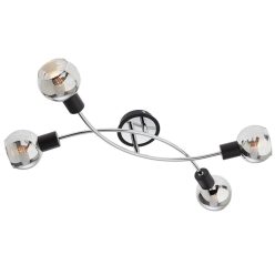   Mennyezeti lámpa, Magis 04-482, 4 x E14, króm + matt fekete