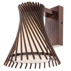 Wandleuchte, Shanghai 01-1593, 1 x E27, Wengeholz