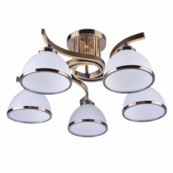 Mennyezeti lámpa, Darla bronz + fehér 