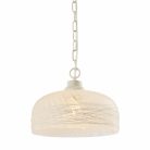 Kronleuchter, KL 6624, 1 x E27, weiß