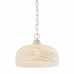 Kronleuchter, KL 6624, 1 x E27, weiß