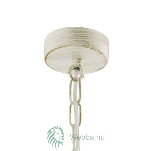 Kronleuchter, KL 6624, 1 x E27, weiß