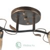 Mennyezeti lámpa, Klausen Jody LY-3352, 2 x E27, antik bronz + bézs