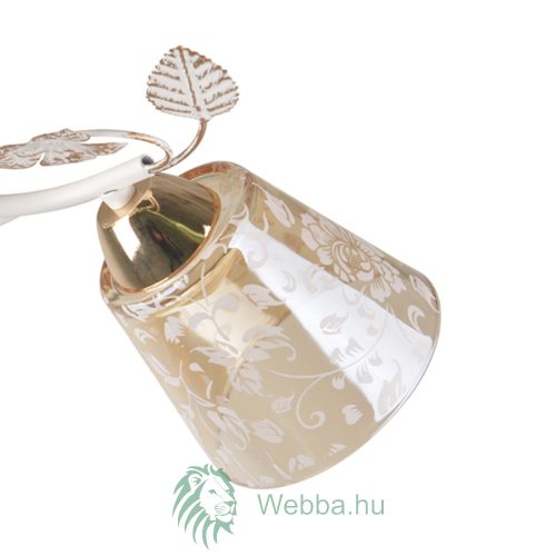 Mennyezeti lámpa, Karma LY-3350, 2 x E27, arany + antik fehér + bézs