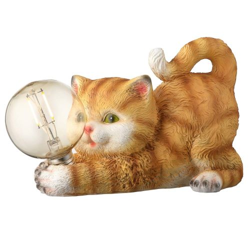 Solargartendekoration, Katze, Hoff, 15 cm