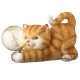 Solargartendekoration, Katze, Hoff, 15 cm