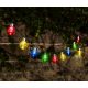 Solar-Farbbirnen, 10 LEDs, 1,8 m