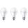 Philips Classic LED Glühbirne, A67, E27, 14W, 1521lm, warmes Licht, 2700K - 3 Stück