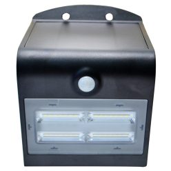   Napelemes lámpa, Butterfly, 1,5 W, 220 lm, hideg fény - 6500 K, mozgásérzékelővel, IP65