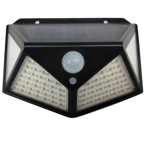 Hoff LED Solarlampe, 4W, 280 lm, mit Bewegungsmelder, Kaltlicht