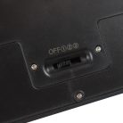 Fali lámpa, 5W, 360lm, hidegfény, mozgásérzékelő, 3 világítási mód, fekete, IP65, kültérre