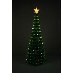   Dísz Fir Pop Up, 310 RGB LED + 10 LED meleg fénnyel, 180 cm, beltér/kültér