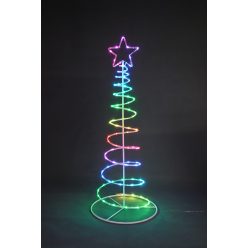 Spirálfenyő 110 RGB LED, Hoff, beltér/kültér