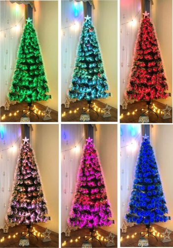 Műfenyő, Hoff, 265 RGB LED-del, 210 cm