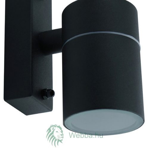 Kültéri fali Spot lámpa KL131004, 1 x GU10, fekete