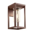 Kültéri fali lámpa Lagos ,lefelé néző, 1 x E27, barna, modern