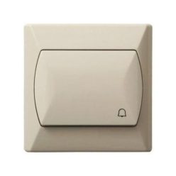 DRUCKSCHALTER MIT RING CREME ACENT N101CS