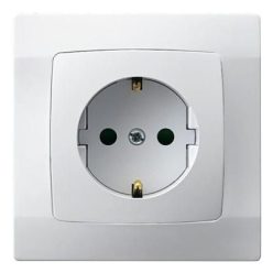 GEERDETER STECKER KOMPLETT WEISS BESCHÄDIGT