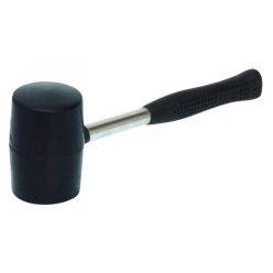 GUMMIHAMMER 55MM METALLGRIFFFARBE