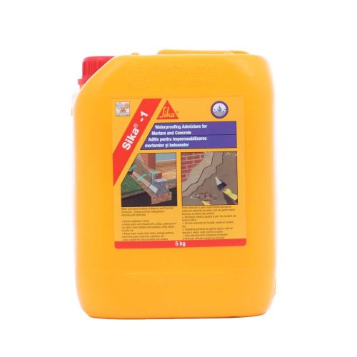 Abdichtungszusatz für Beton und Mörtel, Sika 5 kg