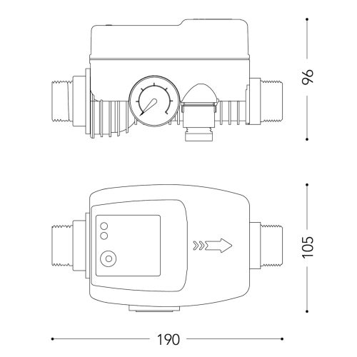 Elektronischer Druckschalter BRIO2000-M